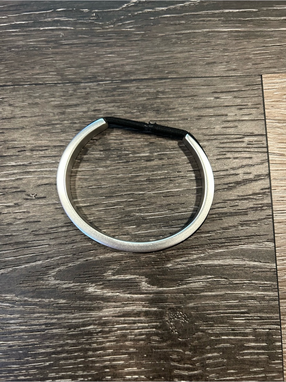 Hair Tie Holder Metal Bangle Bracelet - Picture 5 of 5